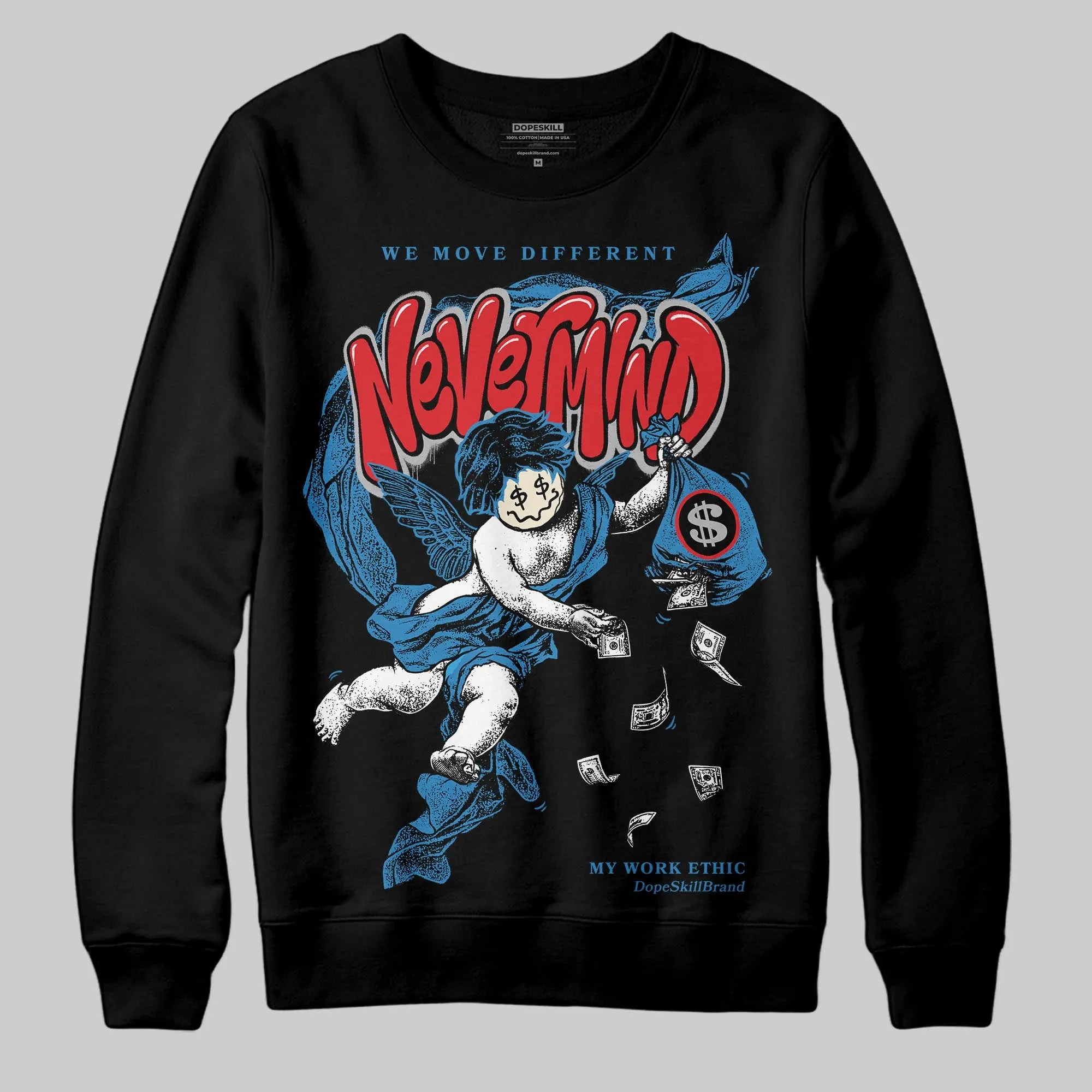 Rare Air 3s DopeSkill Sweatshirt Nevermind Graphic sold by DopeSkill