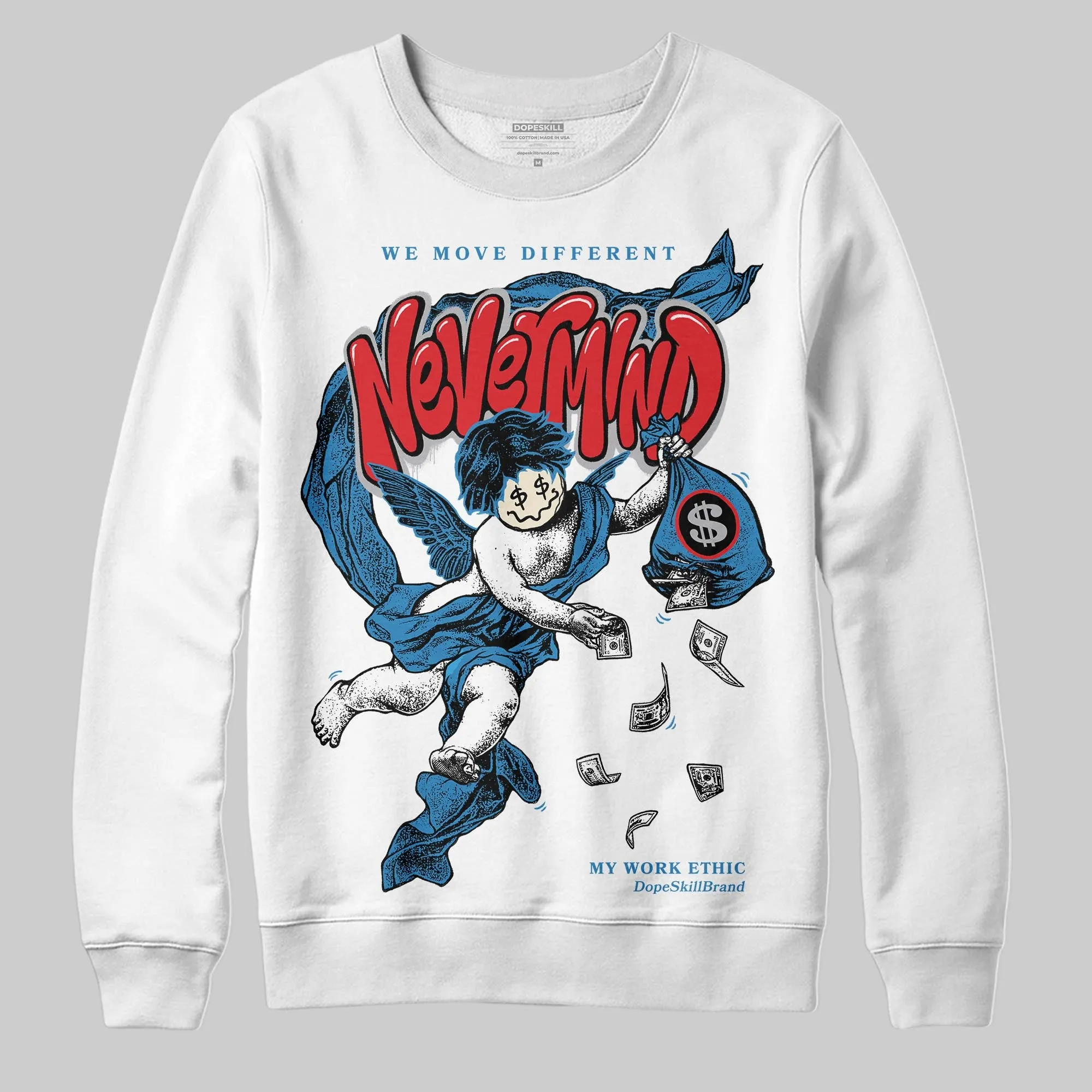 Rare Air 3s DopeSkill Sweatshirt Nevermind Graphic sold by DopeSkill product image thumbnail 2