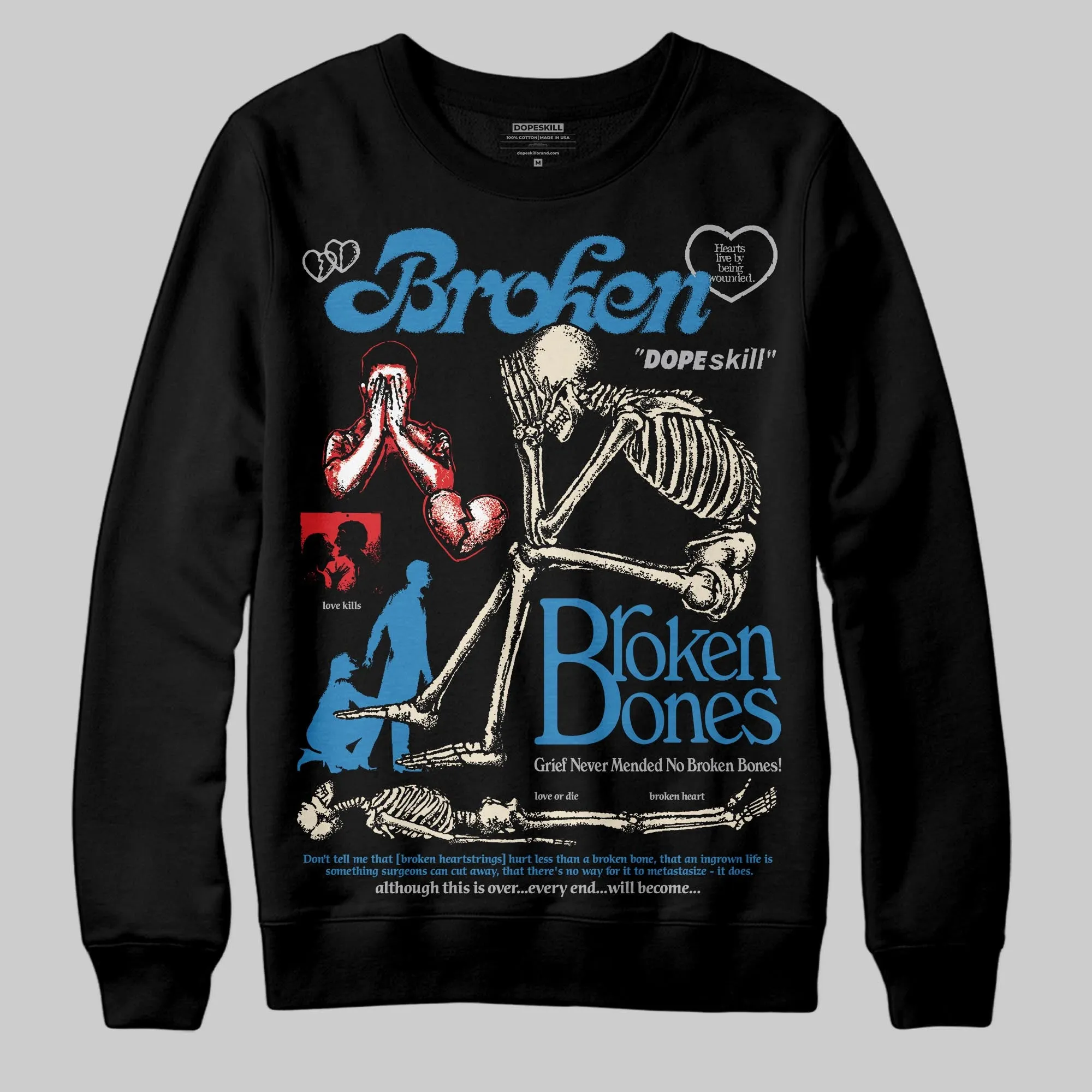 Rare Air 3s DopeSkill Sweatshirt Broken Bones Graphic sold by DopeSkill
