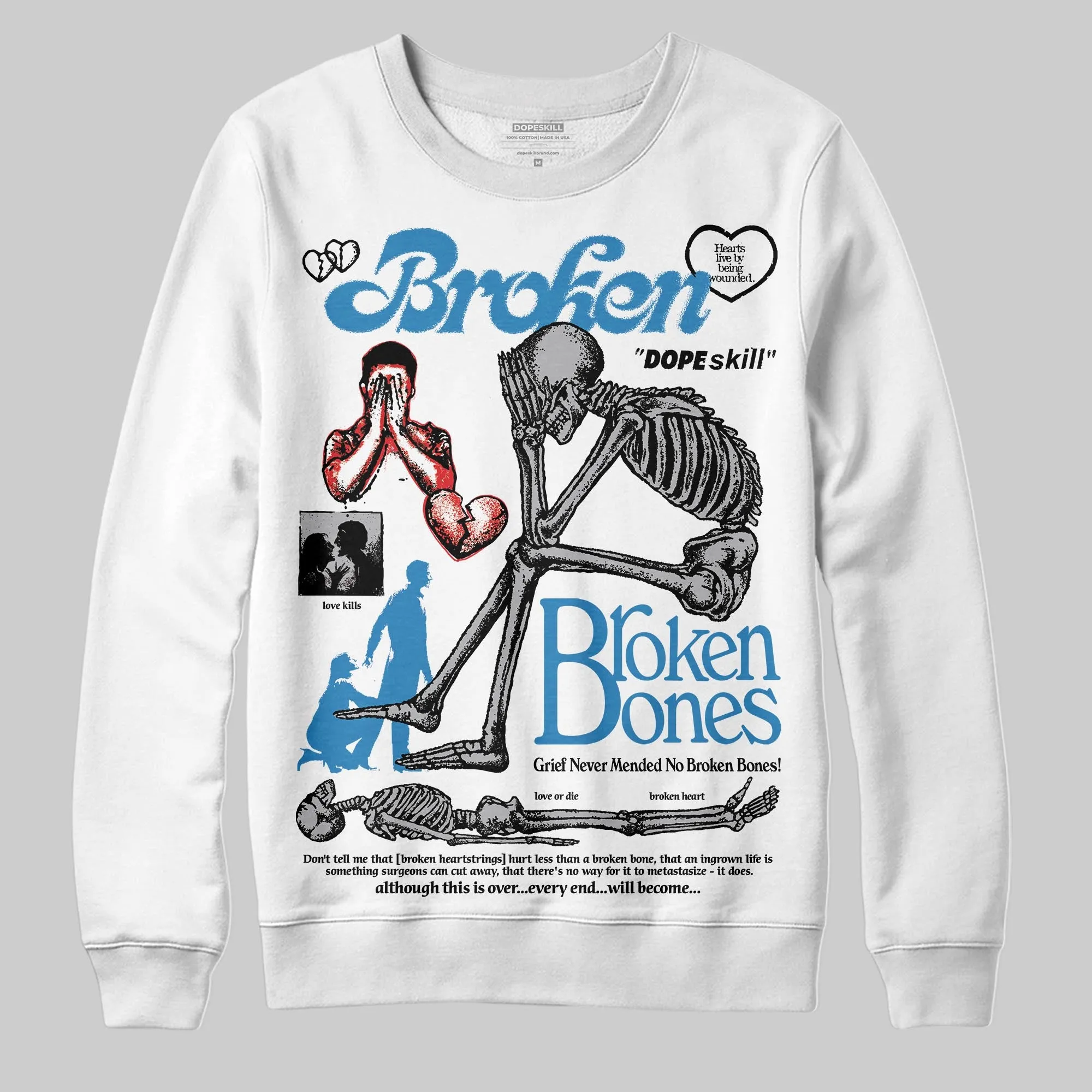 Rare Air 3s DopeSkill Sweatshirt Broken Bones Graphic sold by DopeSkill product image thumbnail 2