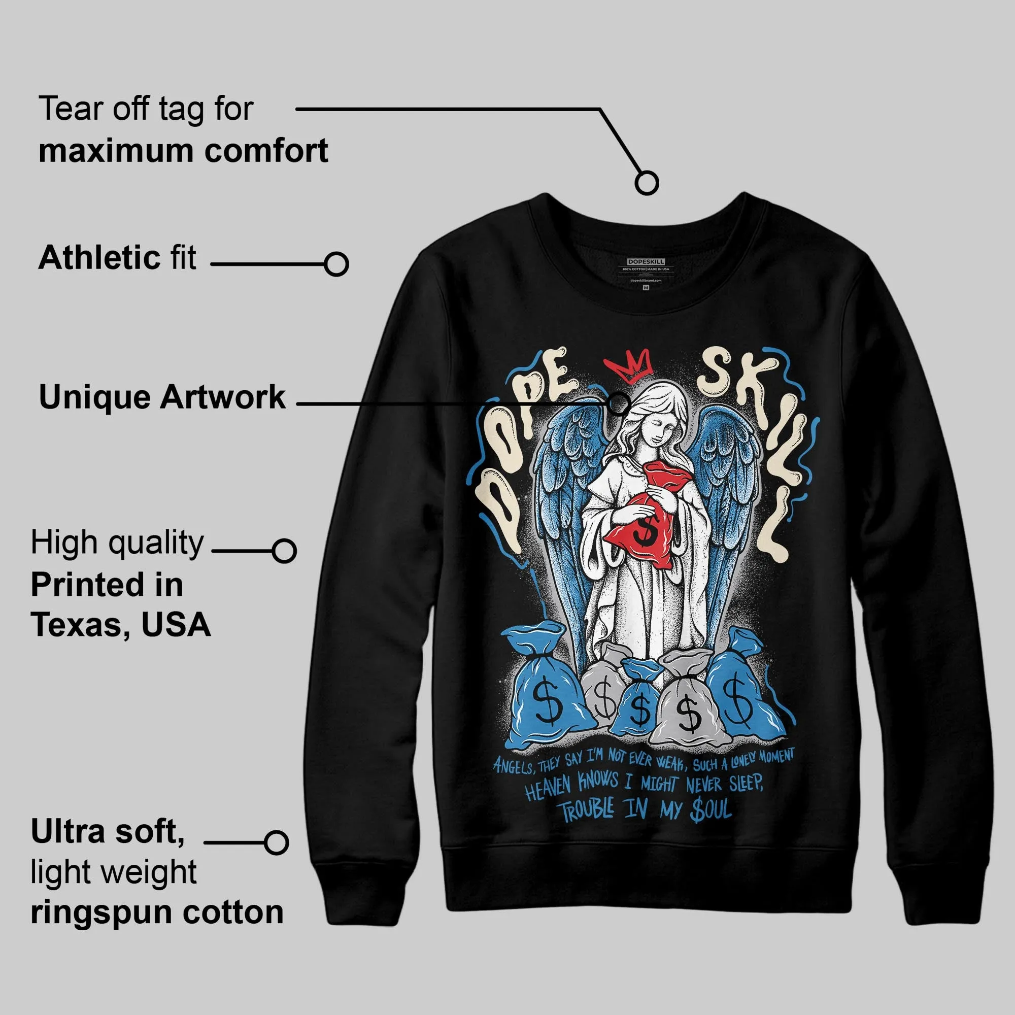 Rare Air 3s DopeSkill Sweatshirt Angels Graphic sold by DopeSkill product image thumbnail 3