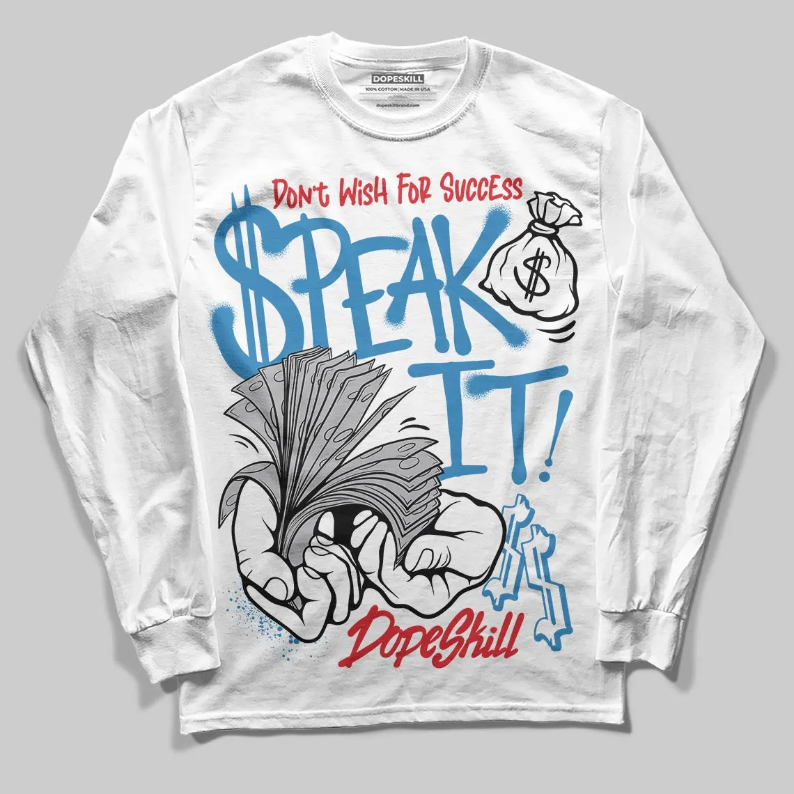 Rare Air 3s DopeSkill Long Sleeve T-Shirt Speak It Graphic sold by DopeSkill product image thumbnail 2