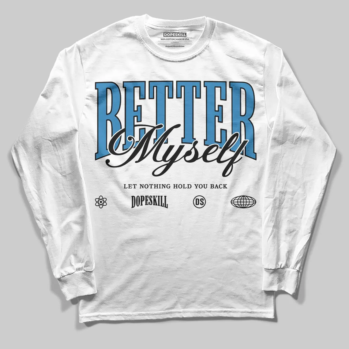 Rare Air 3s DopeSkill Long Sleeve T-Shirt Better Myself Graphic sold by DopeSkill product image thumbnail 2