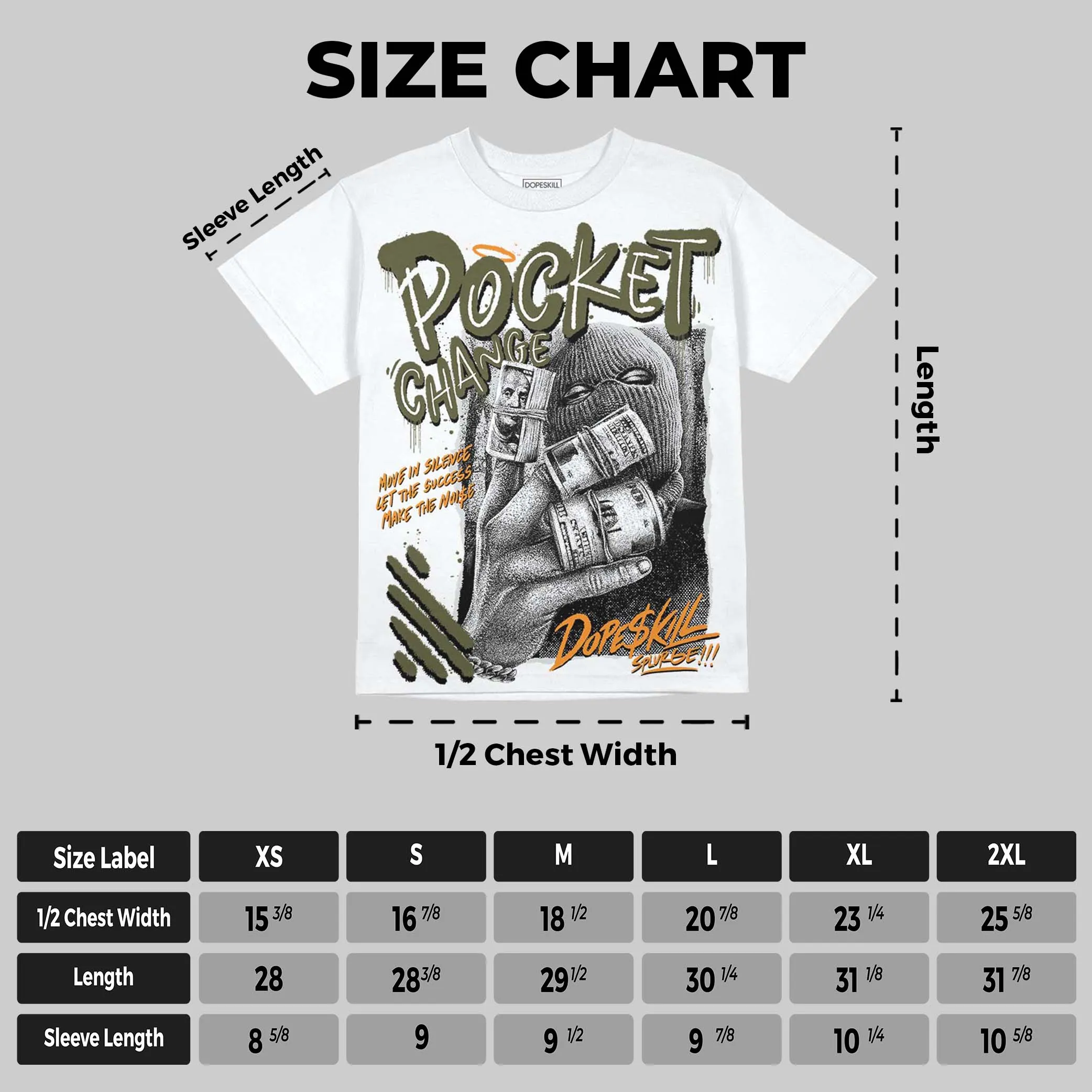 Olive 5s DopeSkill Oversize Print T-Shirt Pocket Change Graphic sold by DopeSkill product image thumbnail 2