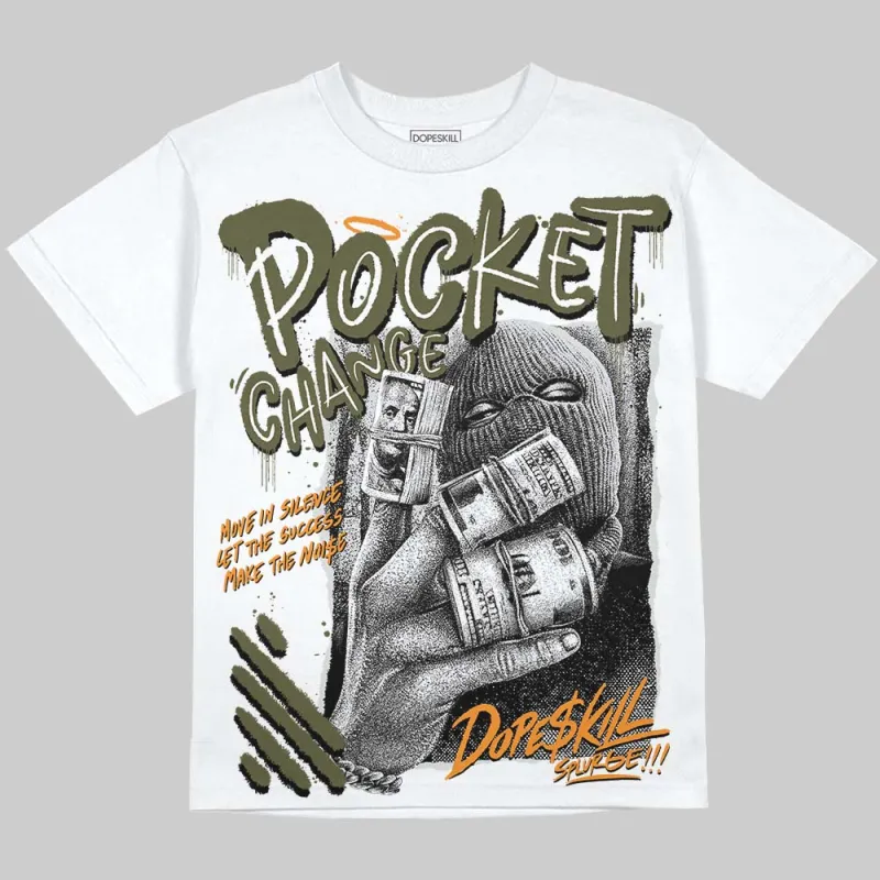 Olive 5s DopeSkill Oversize Print T-Shirt Pocket Change Graphic made by DopeSkill