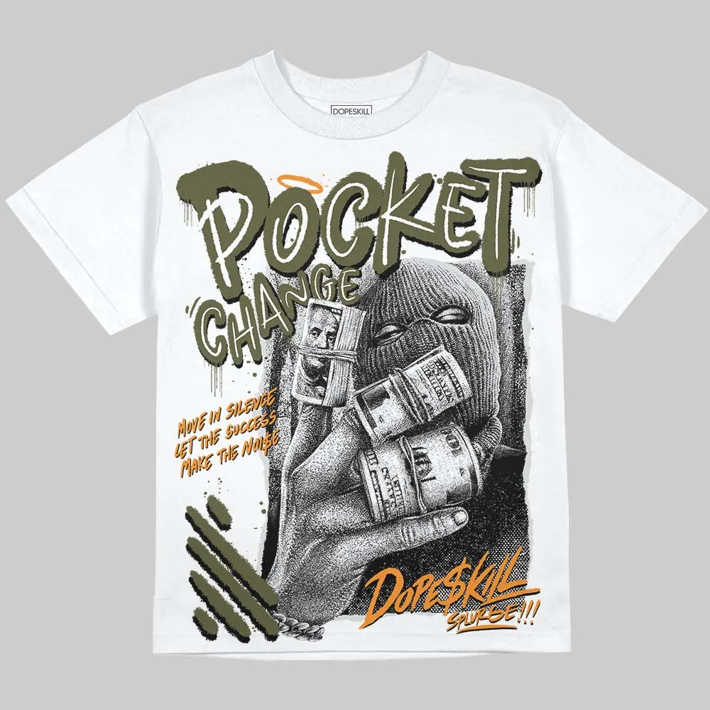 Olive 5s DopeSkill Oversize Print T-Shirt Pocket Change Graphic sold by DopeSkill