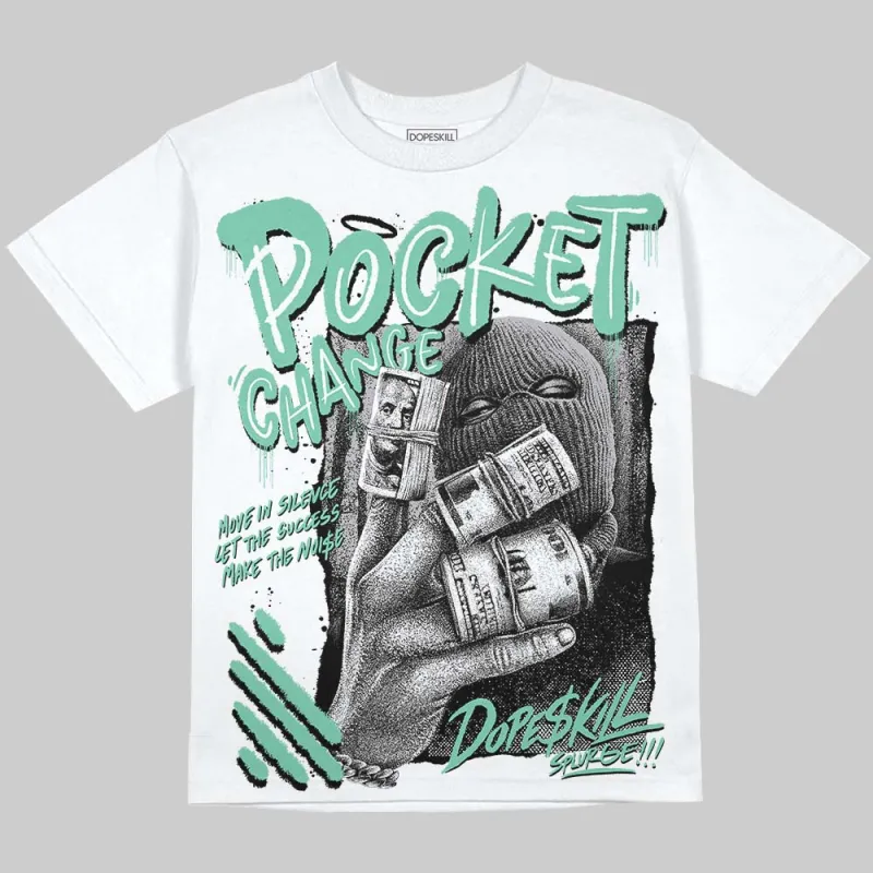 Green Glow 3s DopeSkill Oversize Print T-Shirt Pocket Change Graphic sold by DopeSkill