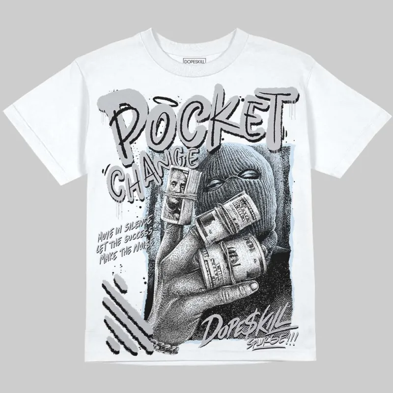 Cement Grey 11s DopeSkill Oversize Print T-Shirt Pocket Change Graphic sold by DopeSkill