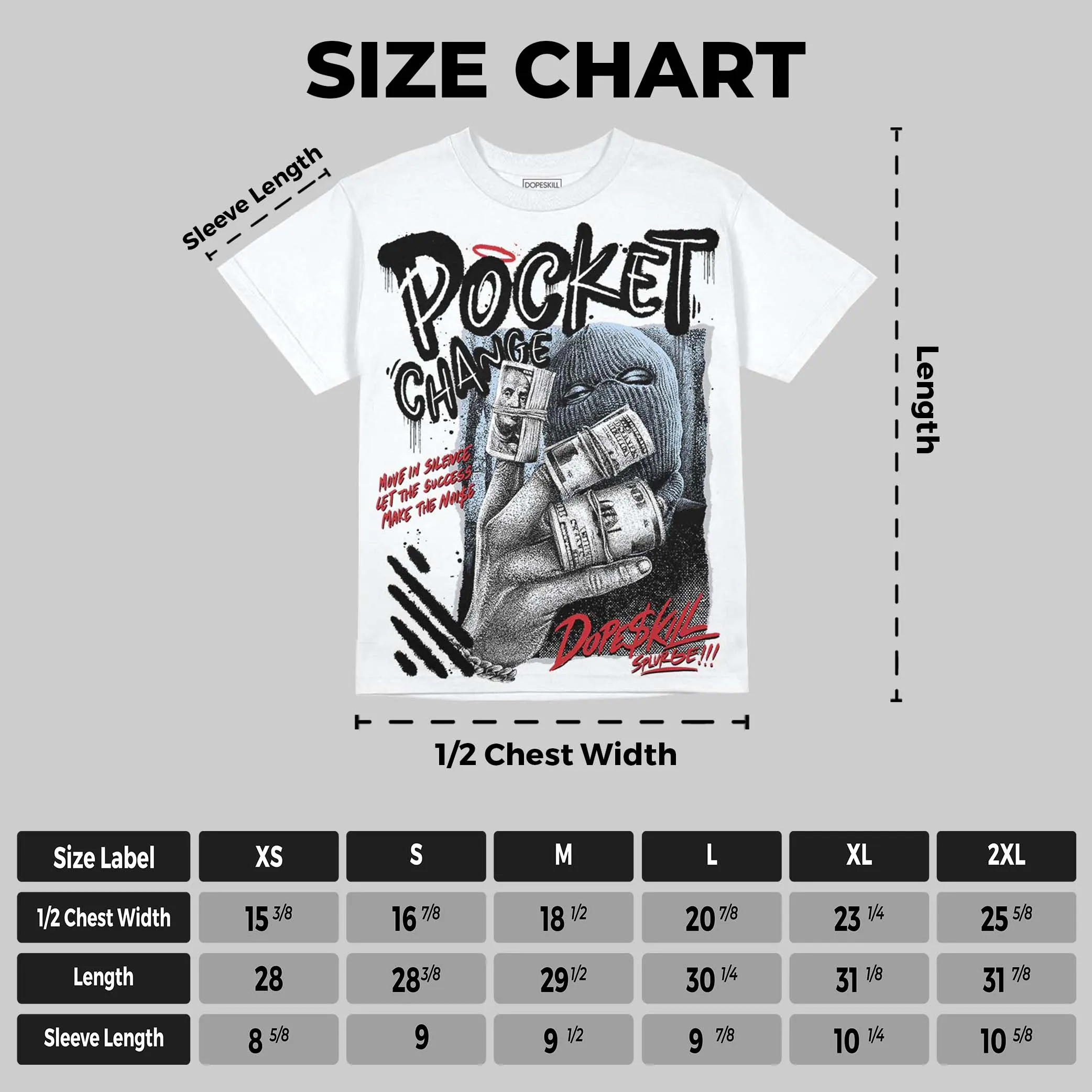 Black Metallic Reimagined 5s DopeSkill Oversize Print T-Shirt Pocket Change Graphic sold by DopeSkill product image thumbnail 2