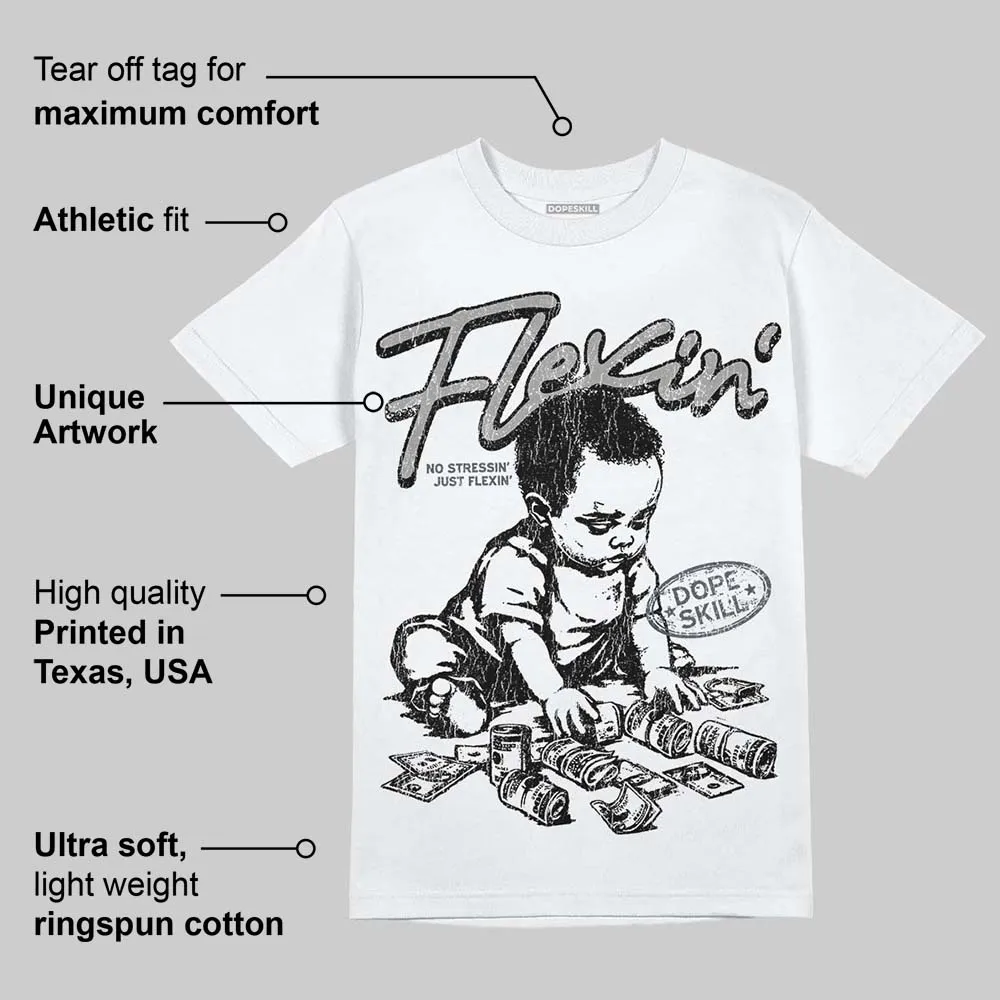 Cool Grey 11s DopeSkill T-Shirt Flexin' Graphic sold by DopeSkill product image thumbnail 4