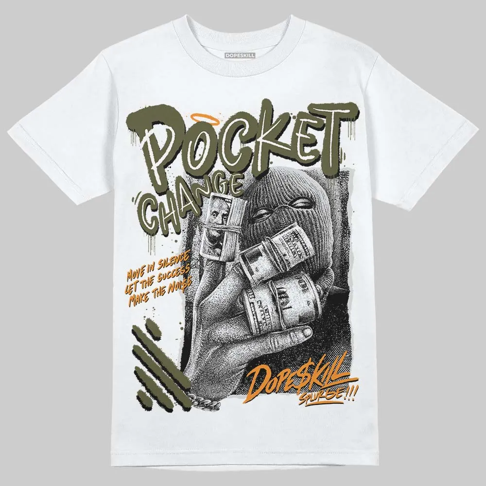 Olive 5s DopeSkill T-Shirt Pocket Change Graphic sold by DopeSkill