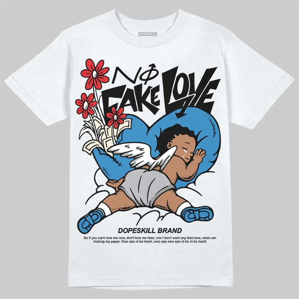 Rare Air 3s DopeSkill T-Shirt No Fake Love Graphic sold by DopeSkill product image thumbnail 2