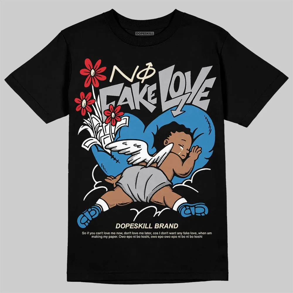 Rare Air 3s DopeSkill T-Shirt No Fake Love Graphic sold by DopeSkill