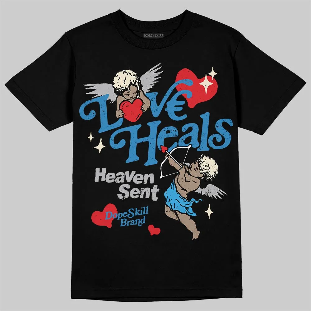 Rare Air 3s DopeSkill T-Shirt New Love Heals Graphic sold by DopeSkill