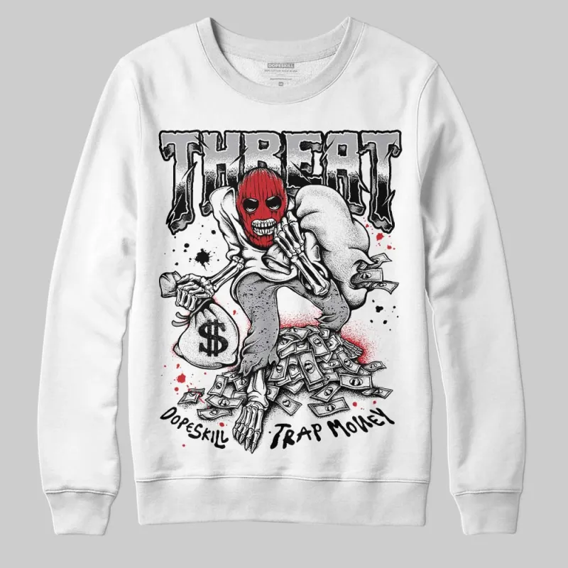 White Cement 4s DopeSkill Sweatshirt Threat Graphic sold by DopeSkill