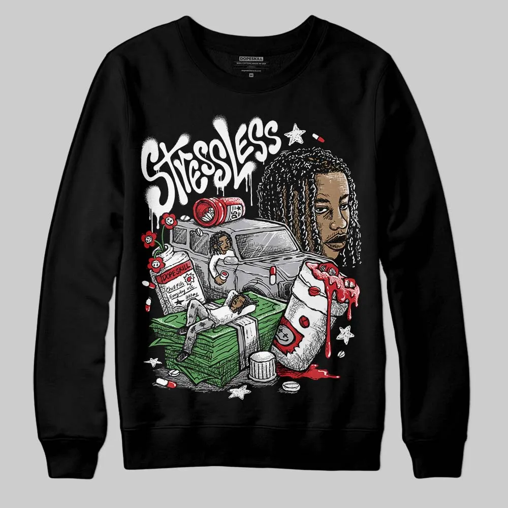 White Cement 4s DopeSkill Sweatshirt Stressless Graphic sold by DopeSkill product image thumbnail 2