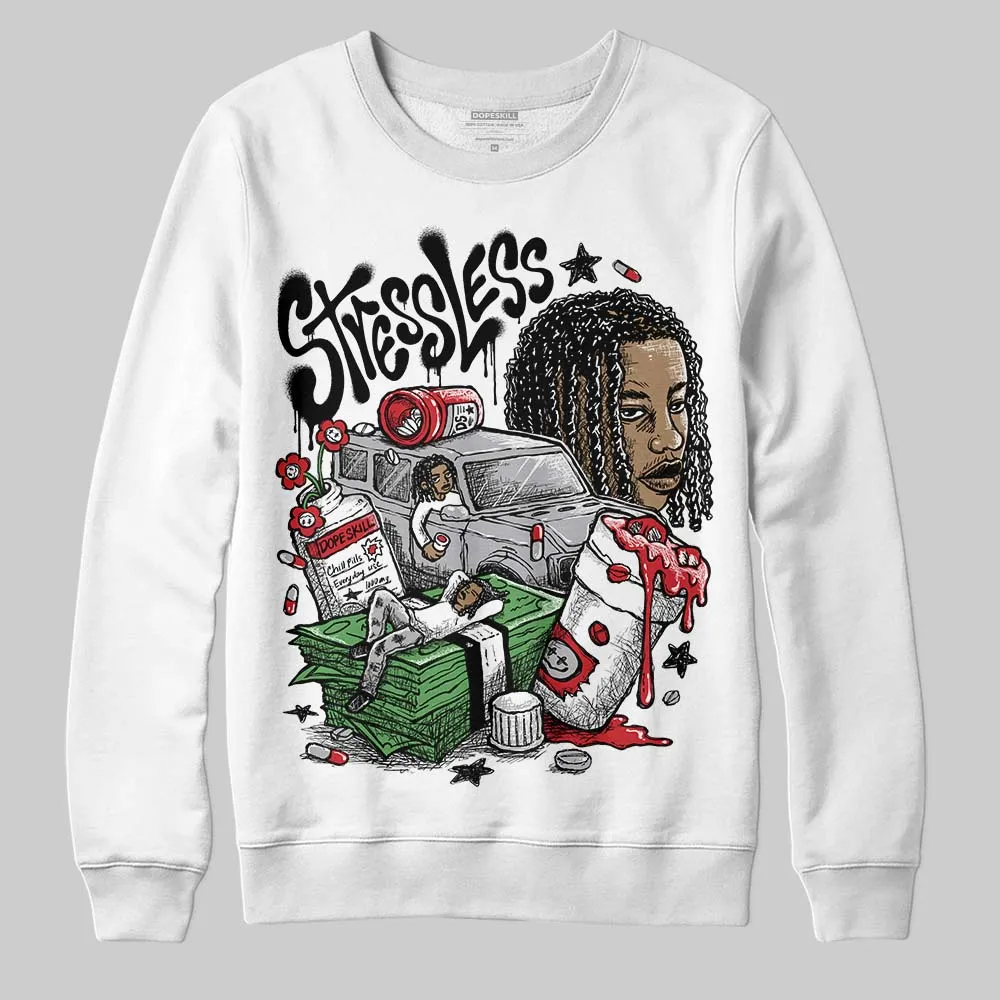 White Cement 4s DopeSkill Sweatshirt Stressless Graphic sold by DopeSkill