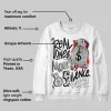 White Cement 4s DopeSkill Sweatshirt Real Ones Move In Silence Graphic sold by DopeSkill