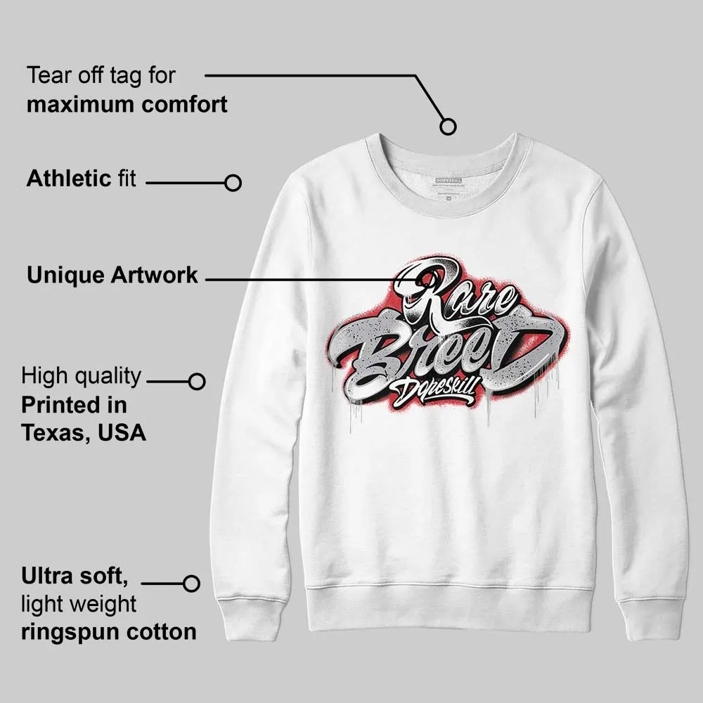 White Cement 4s DopeSkill Sweatshirt Rare Breed Type Graphic sold by DopeSkill product image thumbnail 3