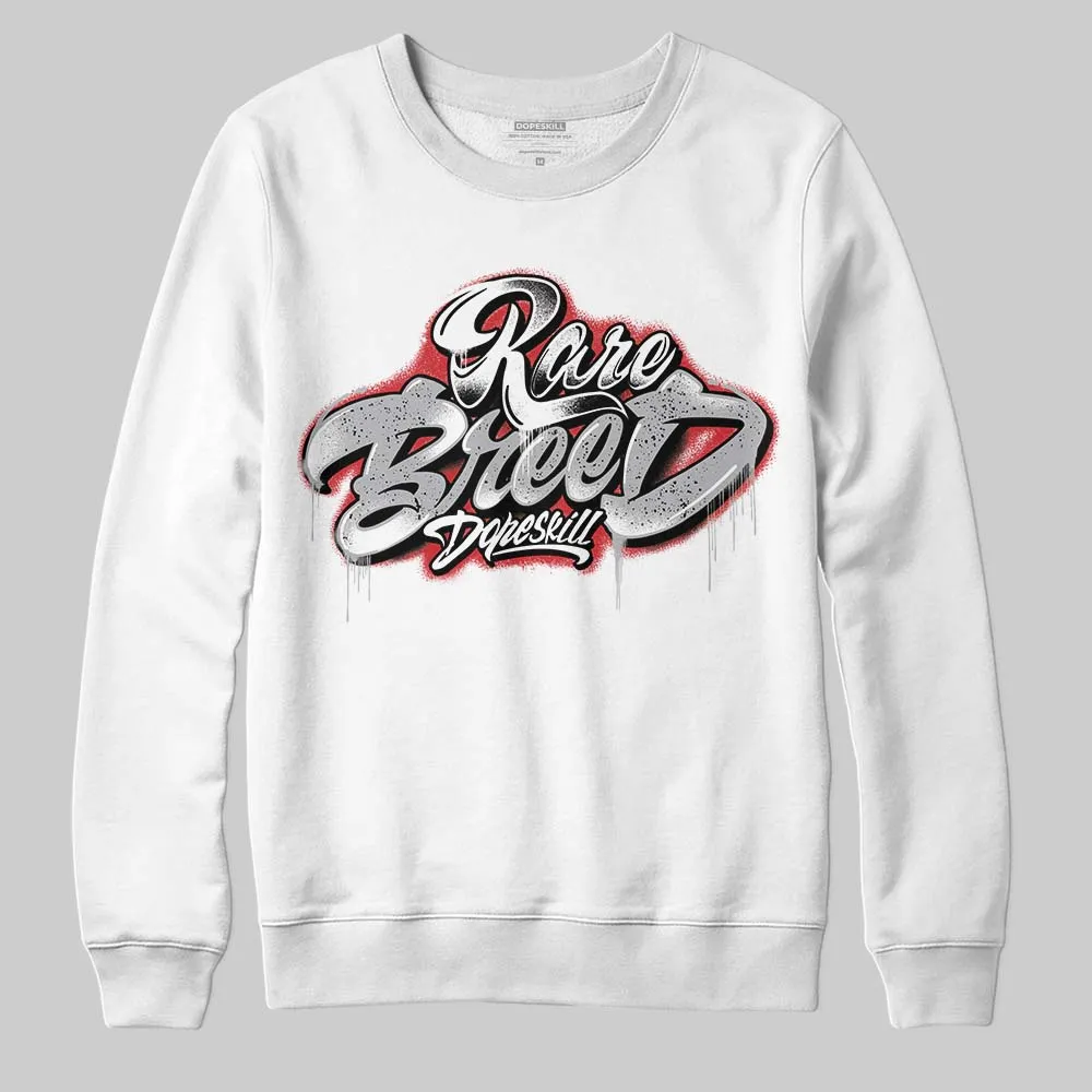 White Cement 4s DopeSkill Sweatshirt Rare Breed Type Graphic sold by DopeSkill