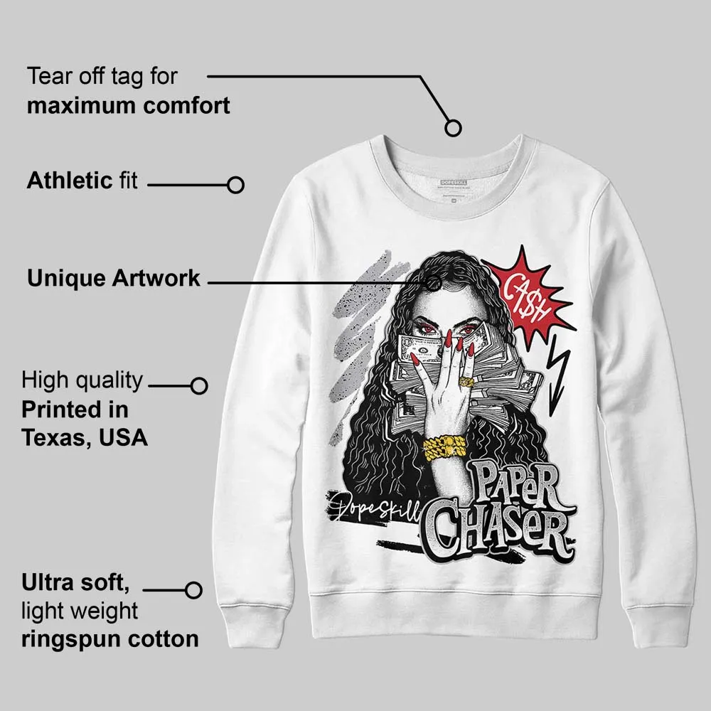 White Cement 4s DopeSkill Sweatshirt NPC Graphic sold by DopeSkill product image thumbnail 3
