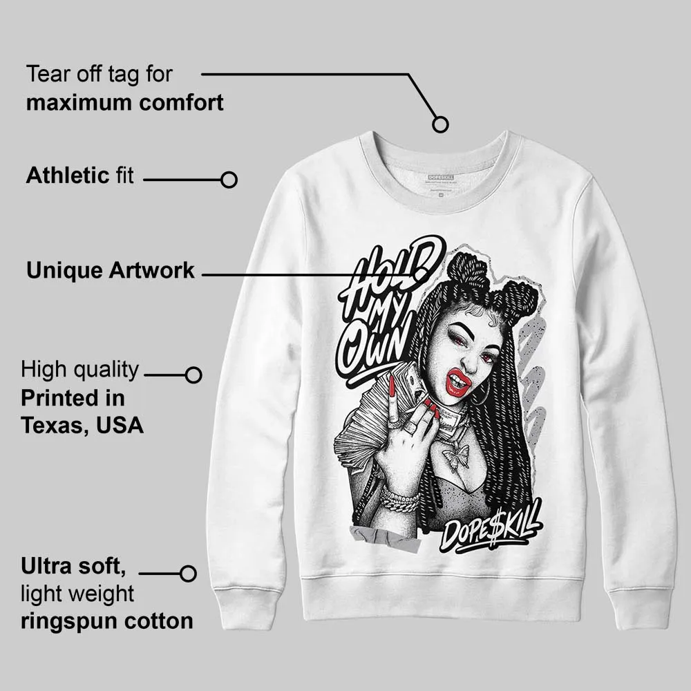 White Cement 4s DopeSkill Sweatshirt New H.M.O Graphic sold by DopeSkill product image thumbnail 3