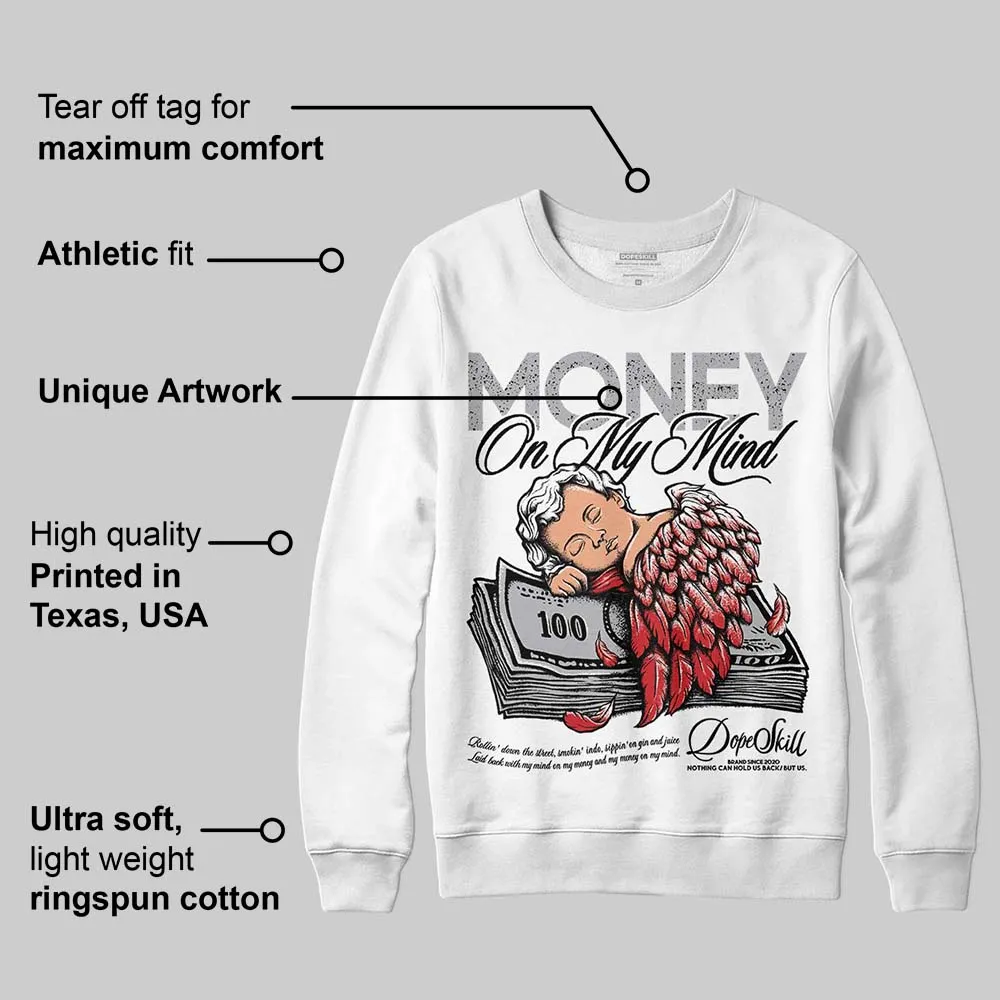 White Cement 4s DopeSkill Sweatshirt MOMM Graphic sold by DopeSkill product image thumbnail 3