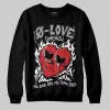 White Cement 4s DopeSkill Sweatshirt Crying Heart Graphic sold by DopeSkill