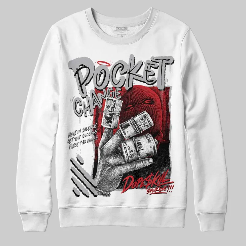 White Cement 4s DopeSkill Sweatshirt Pocket Change Graphic sold by DopeSkill