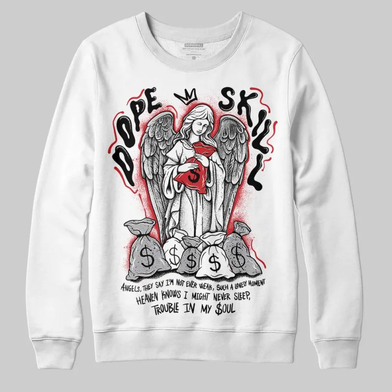 White Cement 4s DopeSkill Sweatshirt Angels Graphic sold by DopeSkill