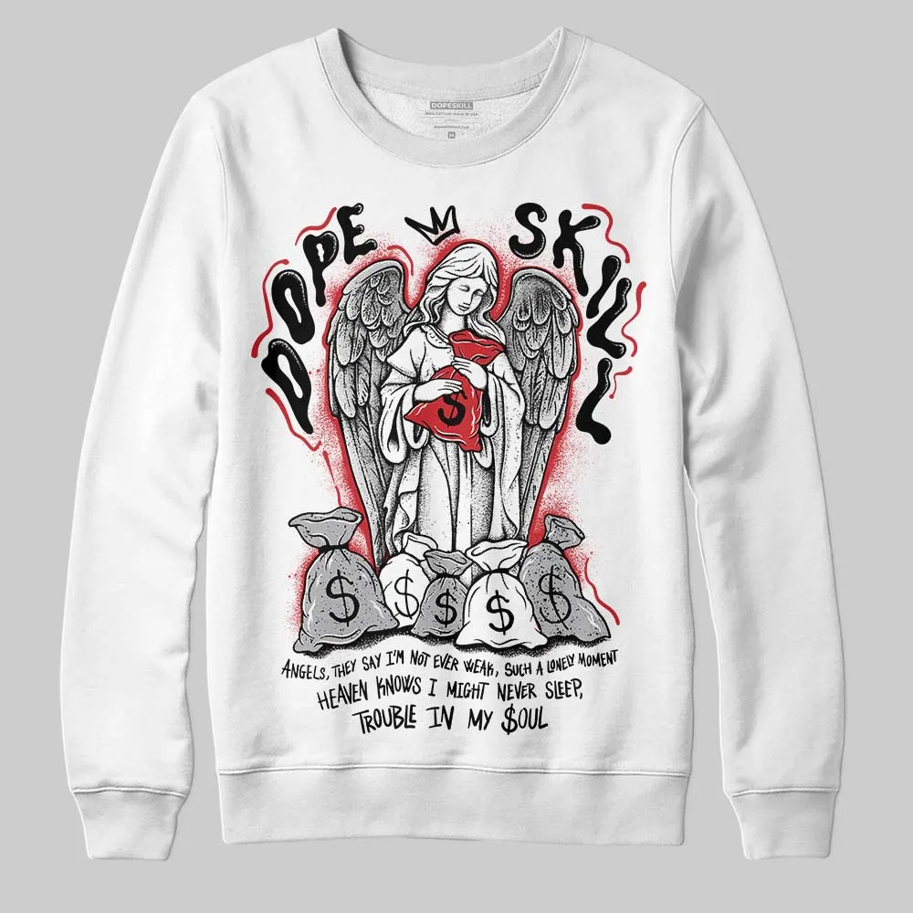 White Cement 4s DopeSkill Sweatshirt Angels Graphic sold by DopeSkill