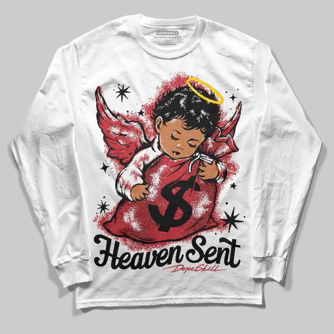 Ruby 1s DopeSkill Long Sleeve T-Shirt Heaven Sent Graphic sold by DopeSkill