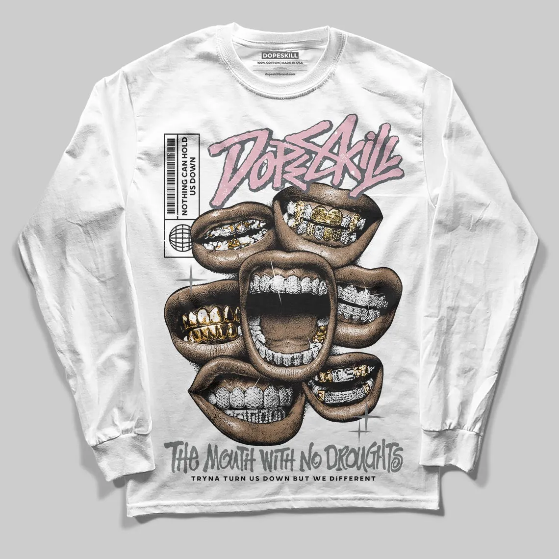 Max 95 OG “Pink Foam” DopeSkill Long Sleeve T-Shirt The Mouth With No Droughts Graphic sold by DopeSkill product image thumbnail 2