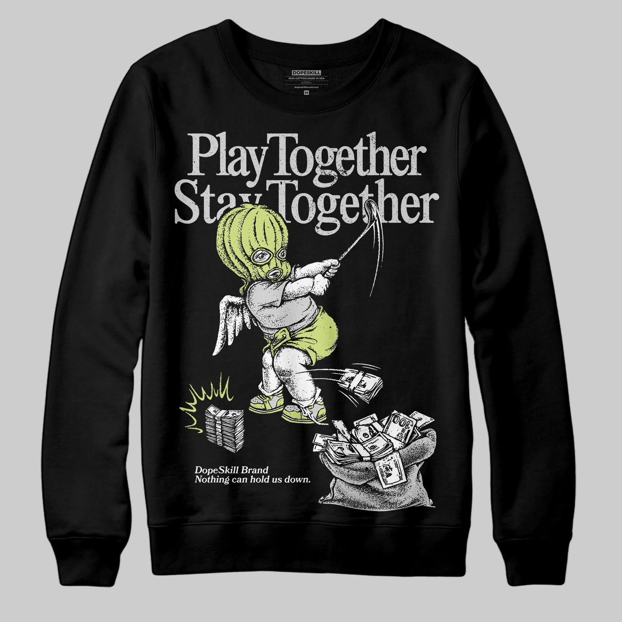 Light Lemon Twist 4s DopeSkill Sweatshirt Play together, Stay together Graphic sold by DopeSkill