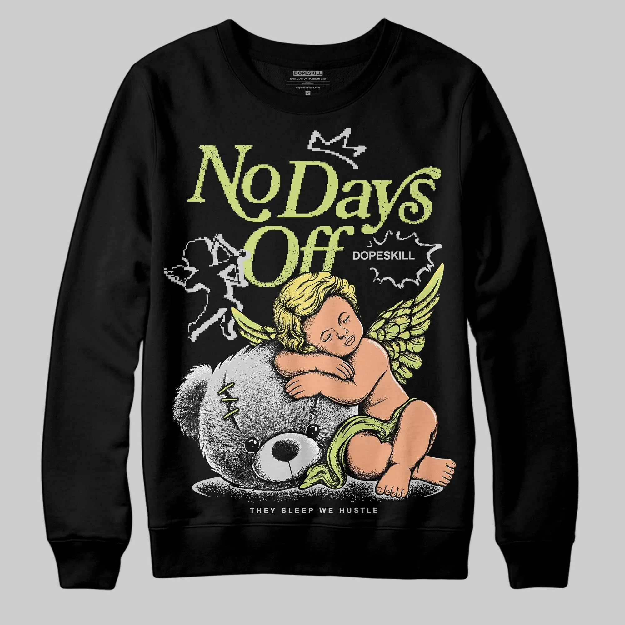 Light Lemon Twist 4s DopeSkill Sweatshirt New No Days Off Graphic sold by DopeSkill