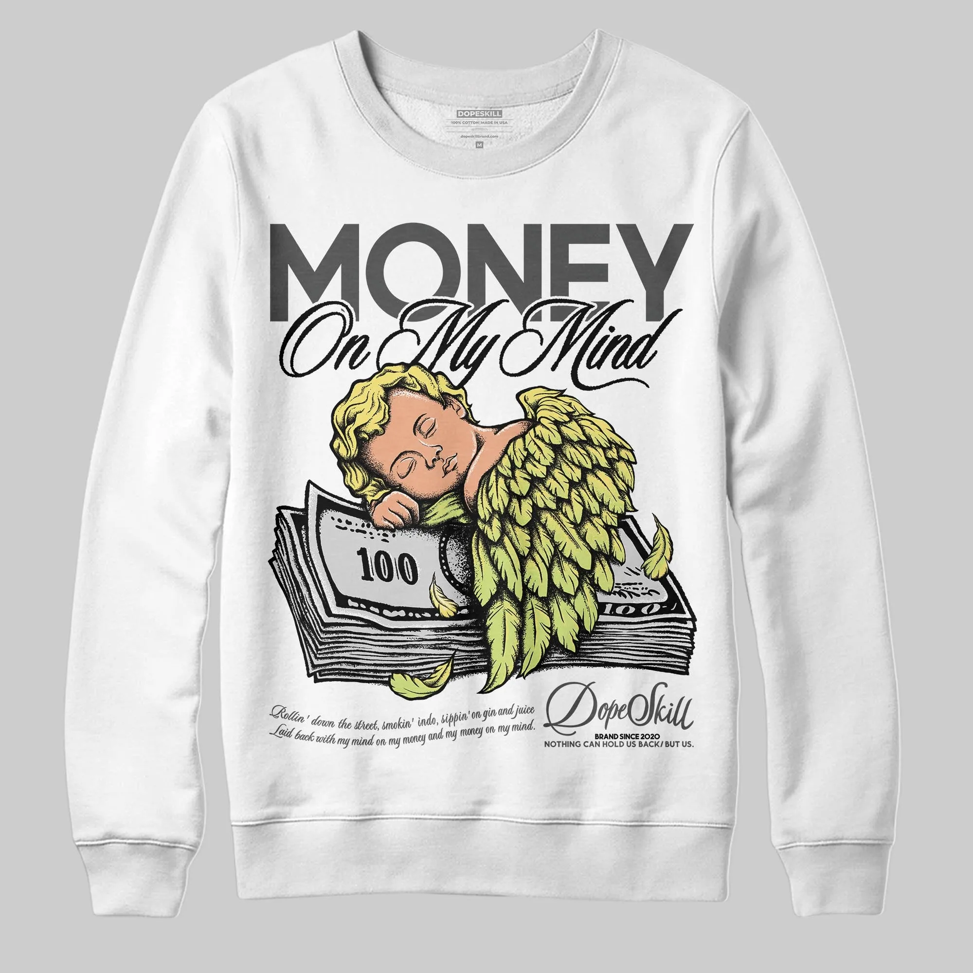 Light Lemon Twist 4s DopeSkill Sweatshirt MOMM Graphic sold by DopeSkill product image thumbnail 2