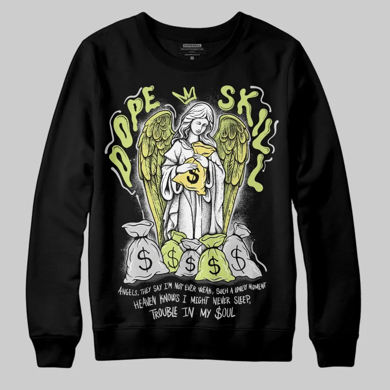 Light Lemon Twist 4s DopeSkill Sweatshirt Angels Graphic sold by DopeSkill