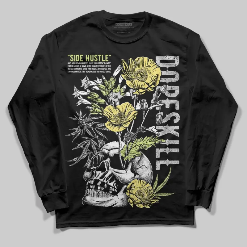 Light Lemon Twist 4s DopeSkill Long Sleeve T-Shirt Side Hustle Graphic sold by DopeSkill