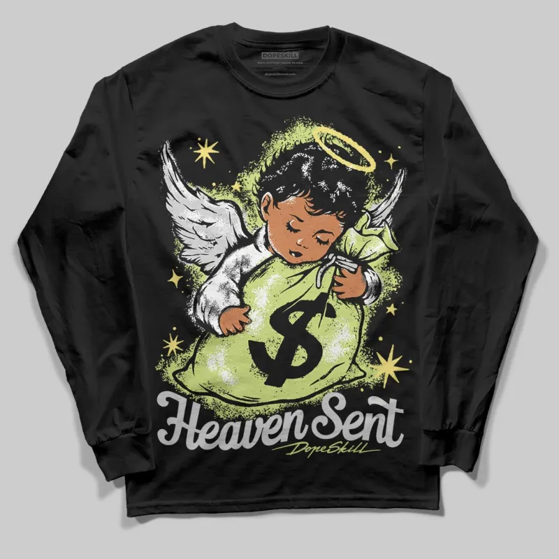 Light Lemon Twist 4s DopeSkill Long Sleeve T-Shirt Heaven Sent Graphic sold by DopeSkill