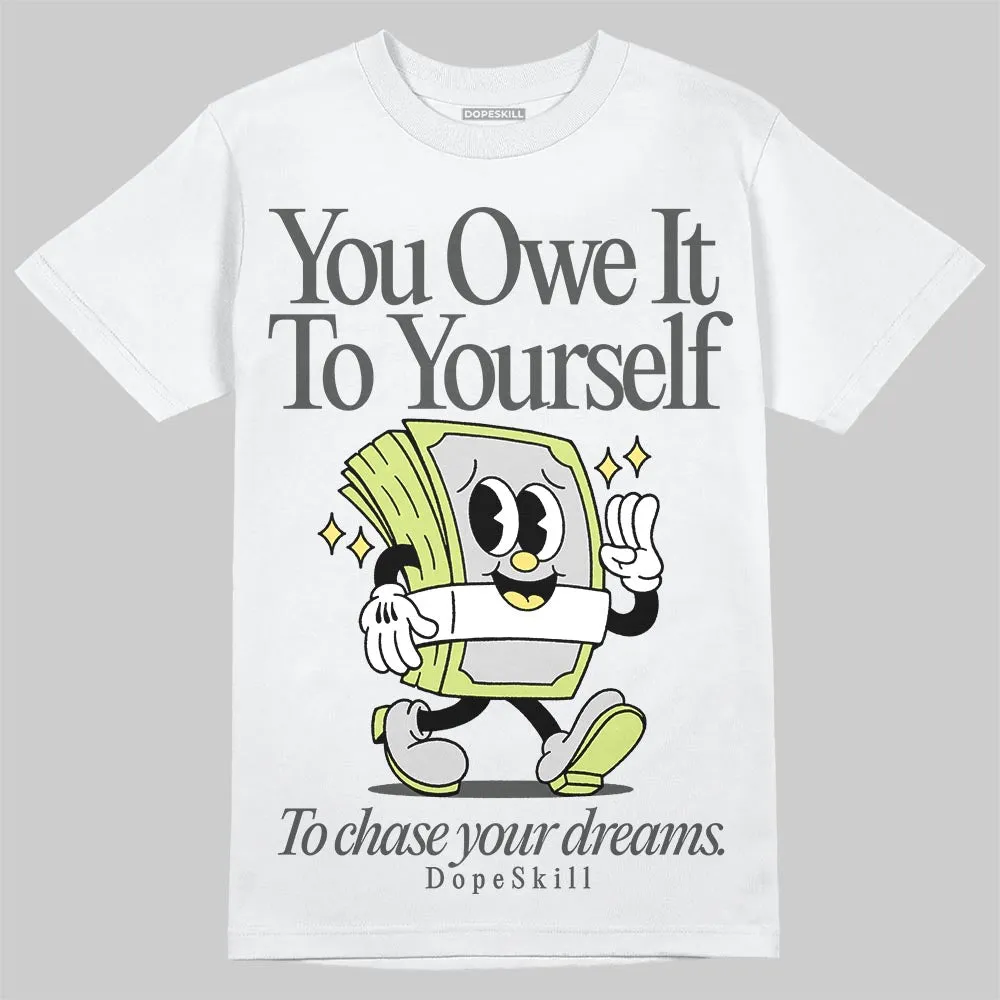 Light Lemon Twist 4s DopeSkill T-Shirt Owe It To Yourself Graphic sold by DopeSkill product image thumbnail 2