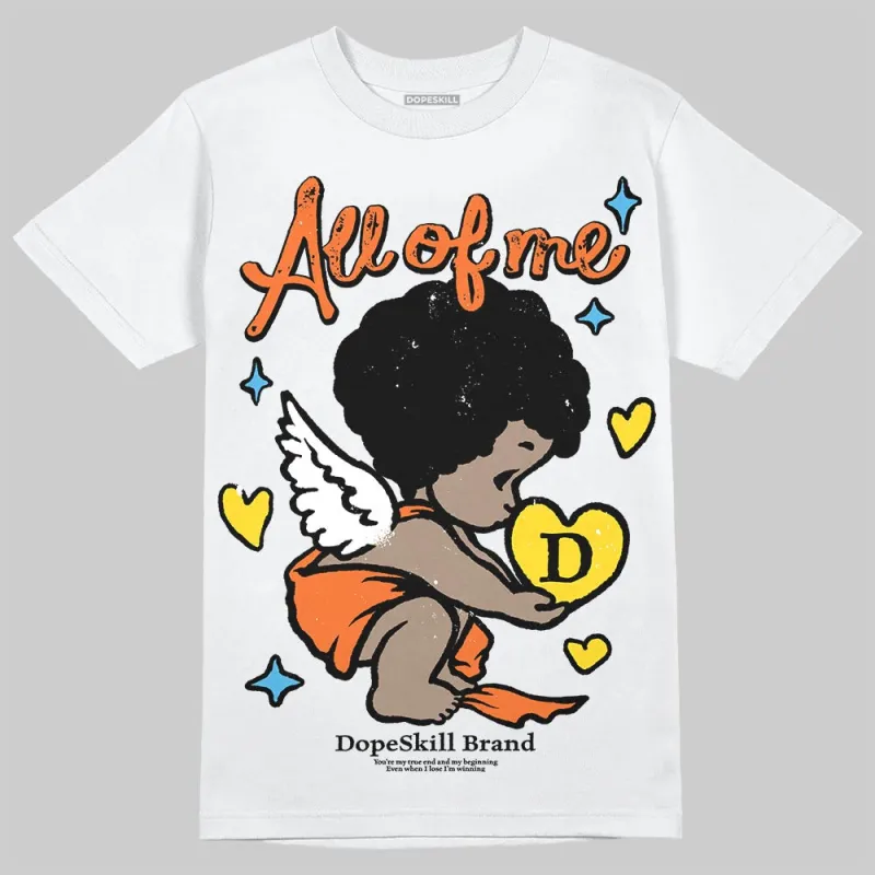 Orange Black White DopeSkill T-Shirt All Of Me Graphic sold by DopeSkill