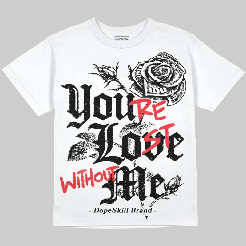 Dunk Panda White Black DopeSkill Oversize Print T-Shirt You’re Lost Without Me Graphic sold by DopeSkill