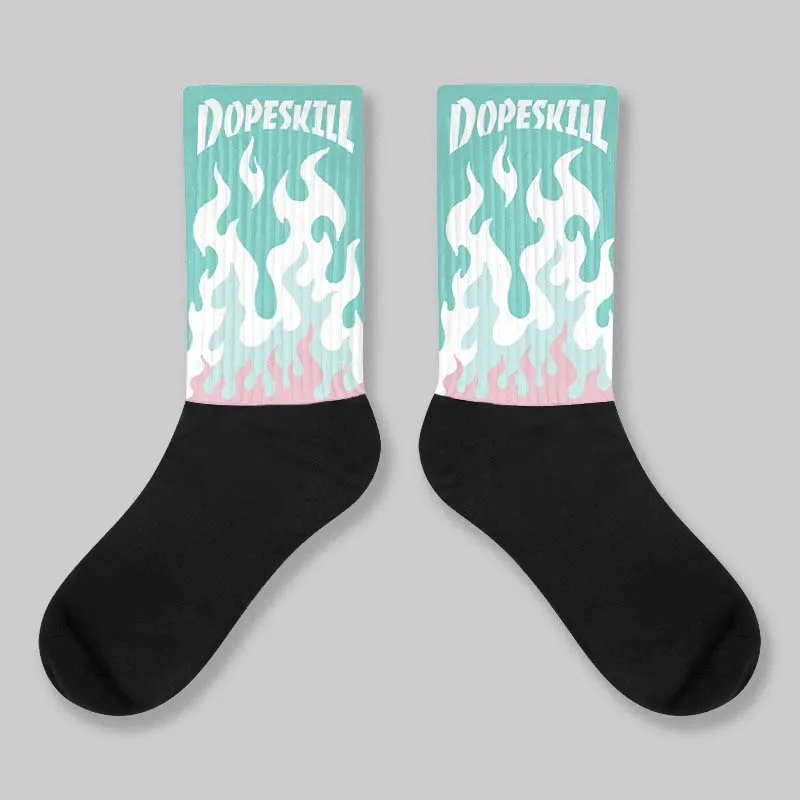 Igloo 11s DopeSkill Sublimated Sock FIRE Graphic sold by DopeSkill