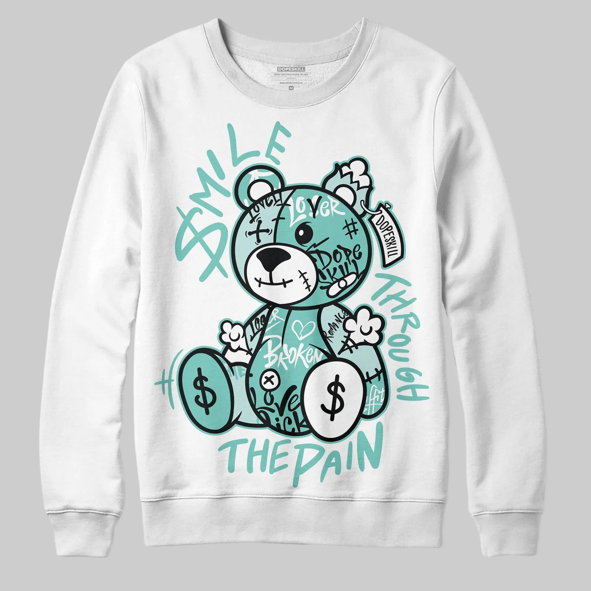 Igloo 11s DopeSkill Sweatshirt Smile Through The Pain Graphic sold by DopeSkill