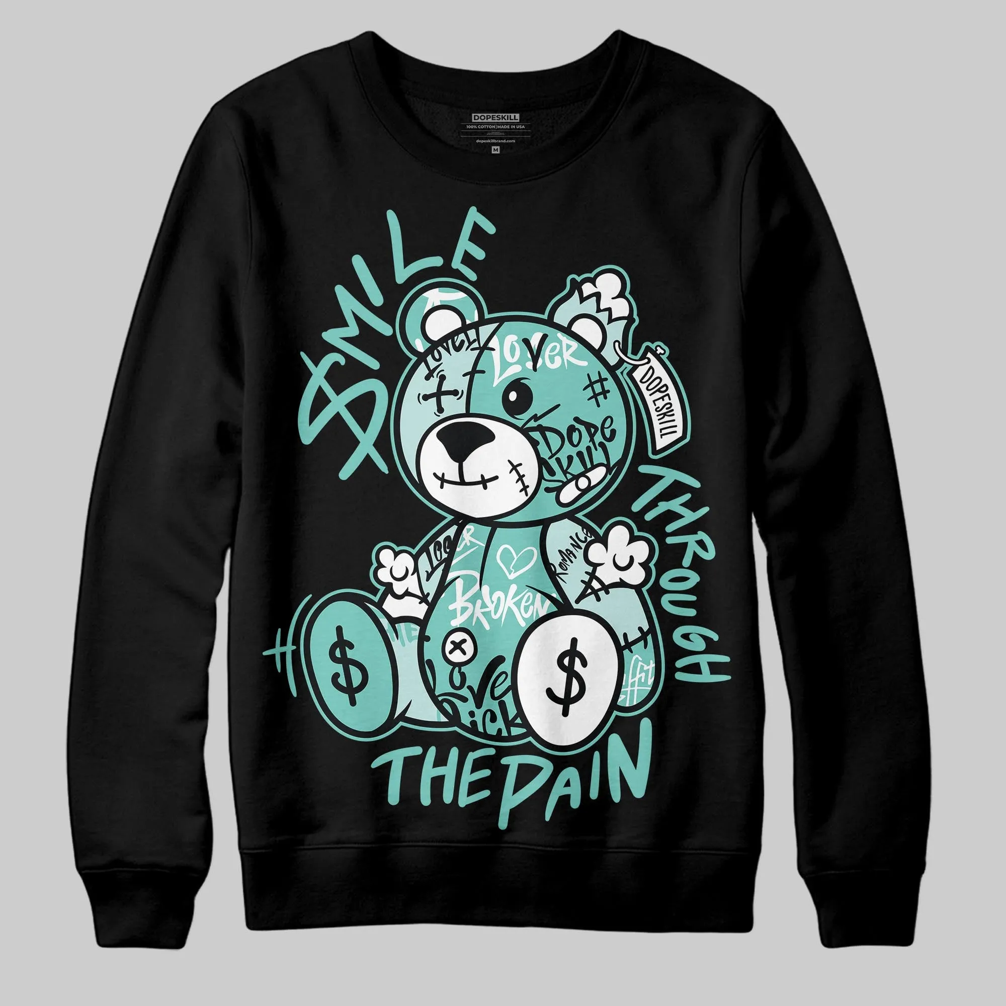 Igloo 11s DopeSkill Sweatshirt Smile Through The Pain Graphic sold by DopeSkill product image thumbnail 2