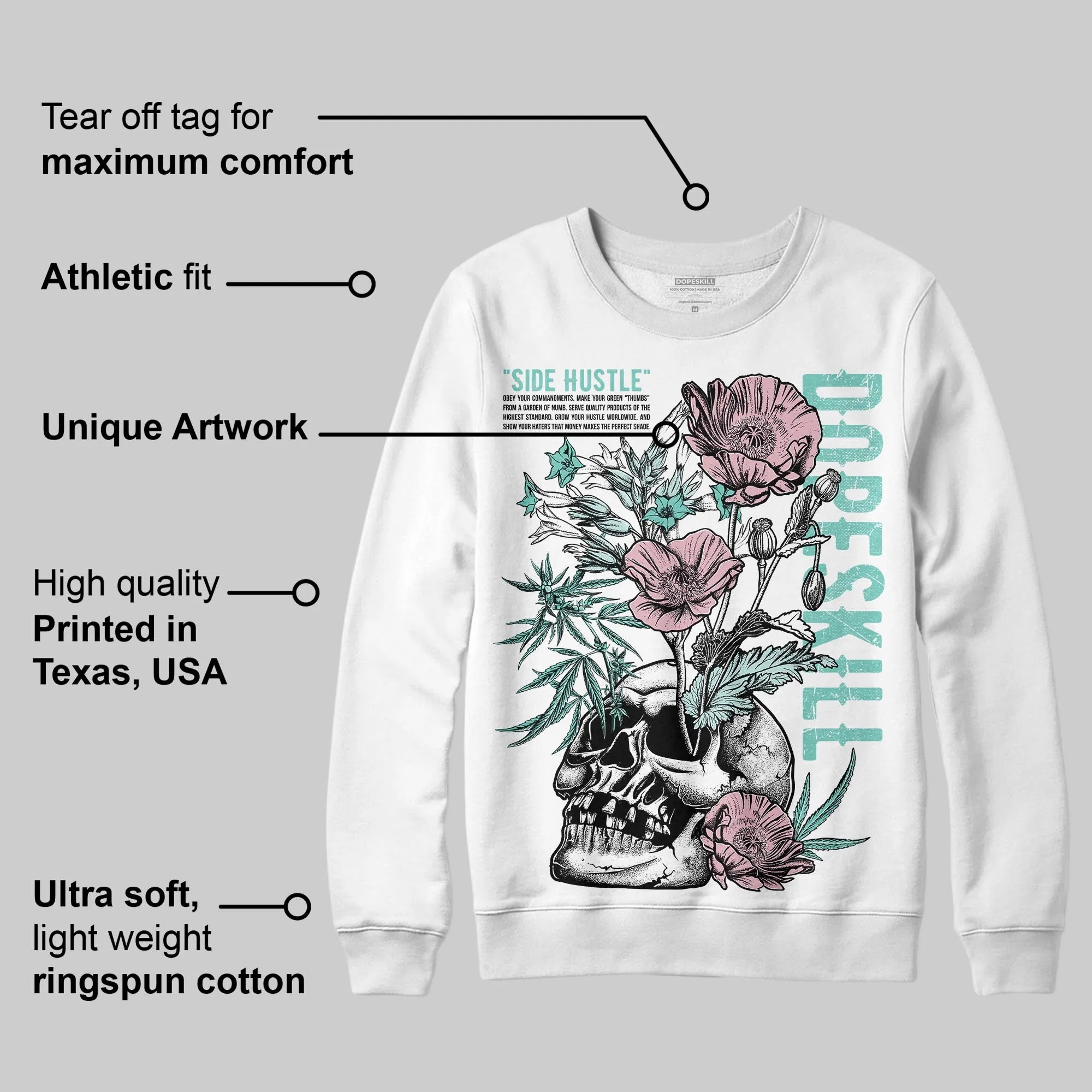 Igloo 11s DopeSkill Sweatshirt Side Hustle Graphic sold by DopeSkill product image thumbnail 3