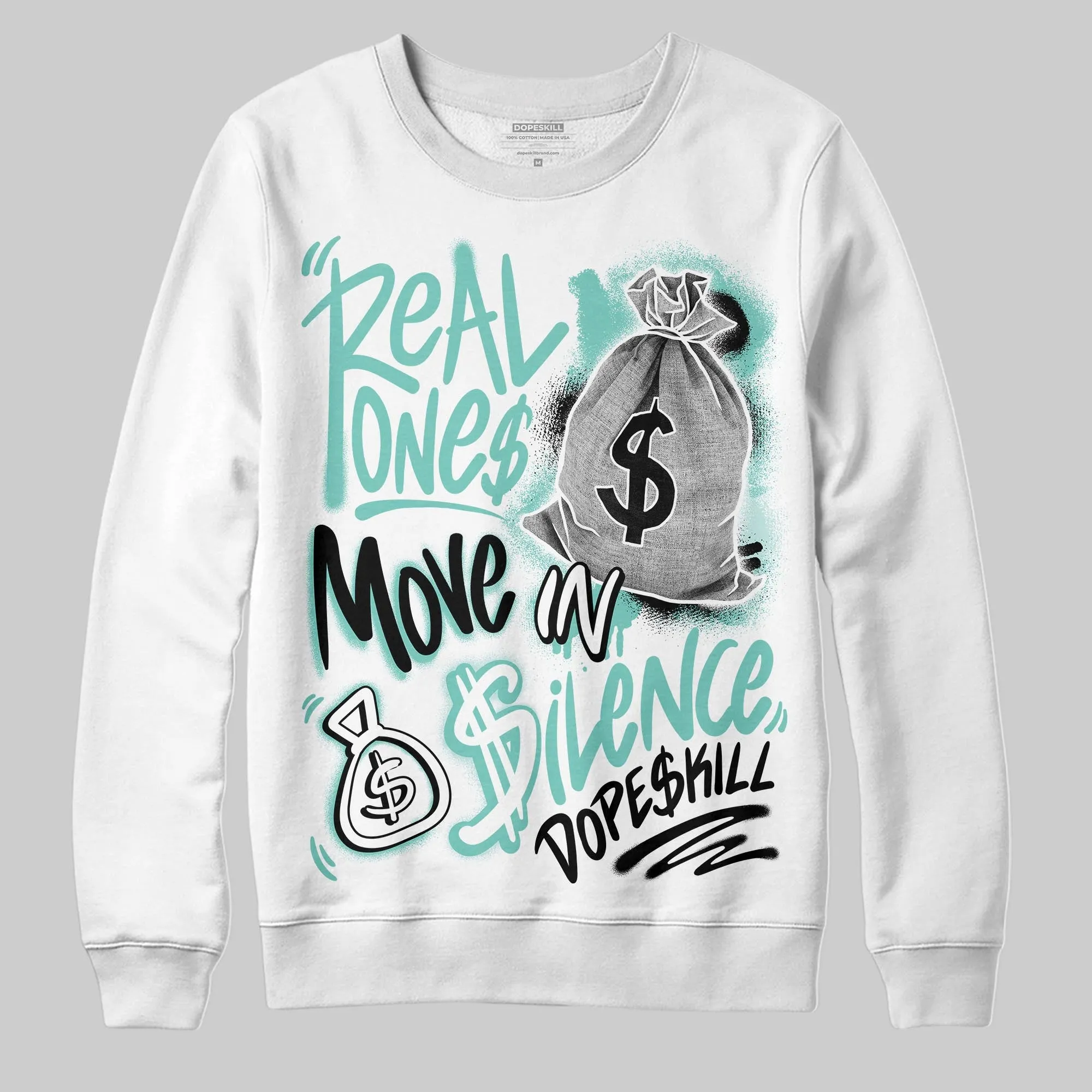 Igloo 11s DopeSkill Sweatshirt Real Ones Move In Silence Graphic sold by DopeSkill