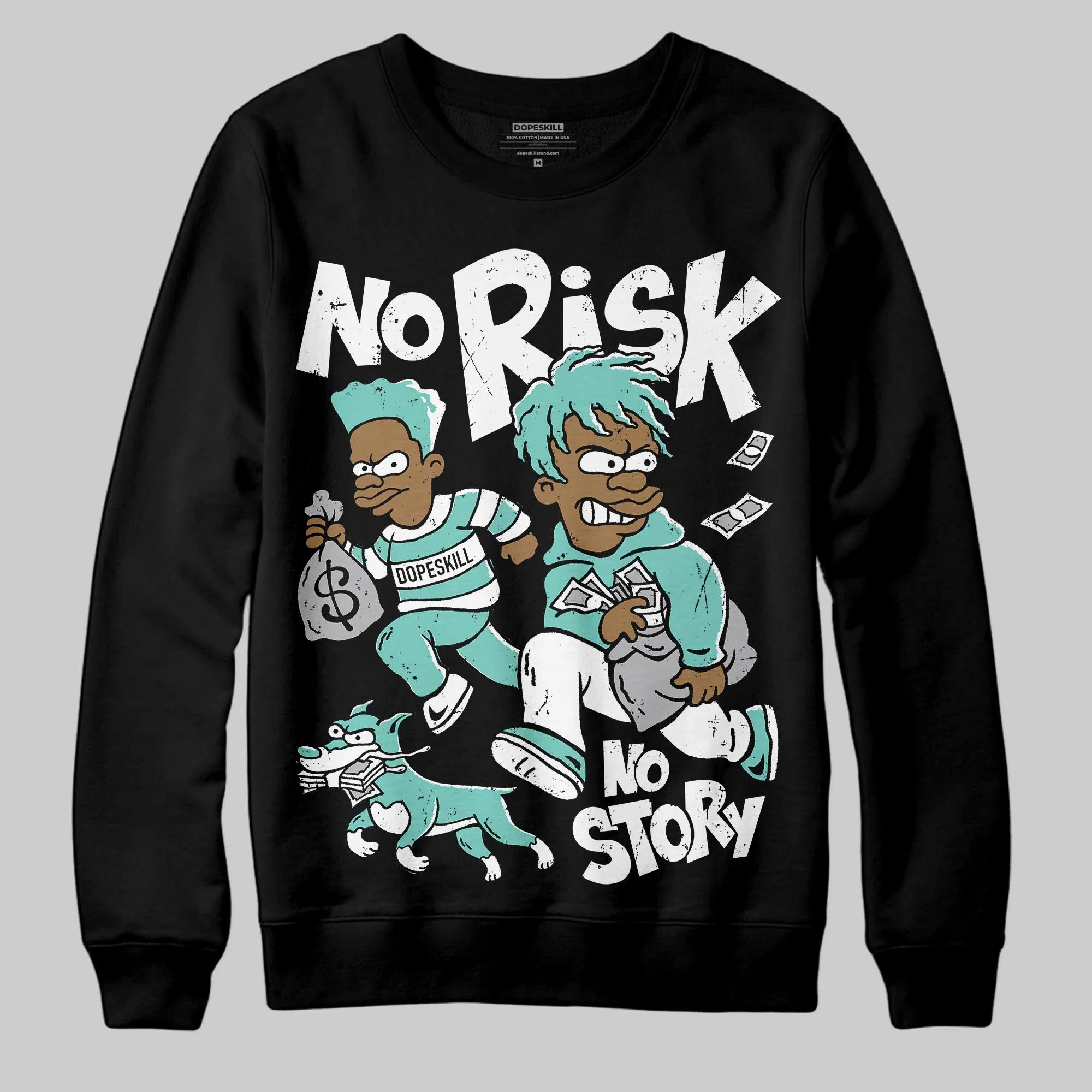 Igloo 11s DopeSkill Sweatshirt No Risk No Story Graphic sold by DopeSkill product image thumbnail 2