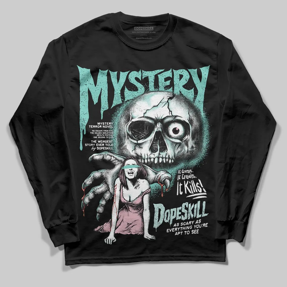 Igloo 11s DopeSkill Long Sleeve T-Shirt Mystery Ghostly Grasp Graphic sold by DopeSkill product image thumbnail 2