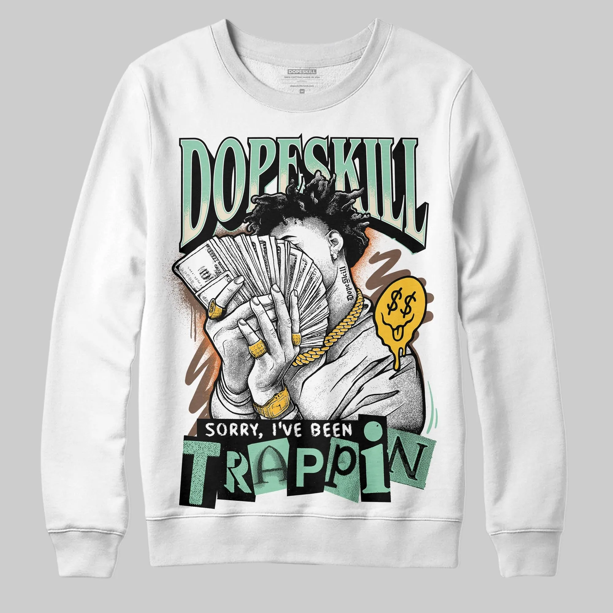 SB Dunk “Rodeo” DopeSkill Sweatshirt Sorry I've Been Trappin Graphic sold by DopeSkill product image thumbnail 2